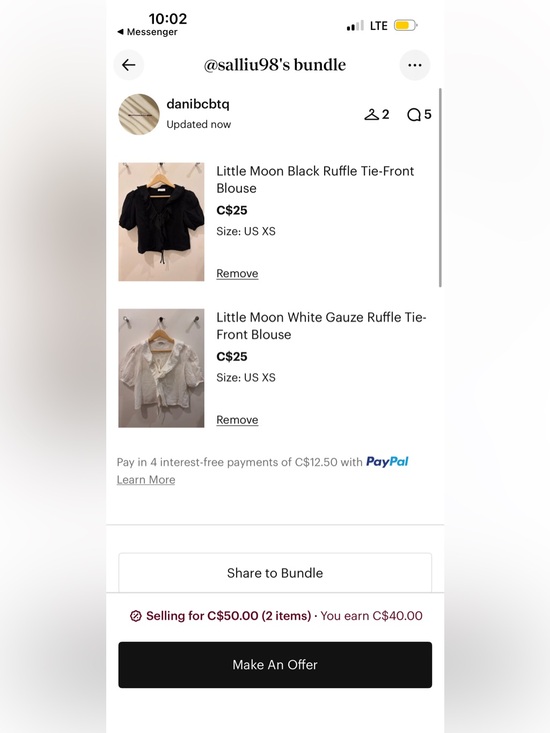 Aritzia Tops - CCO Bundle Deal